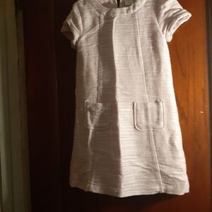 Gymboree Cream Textured Kids Dress